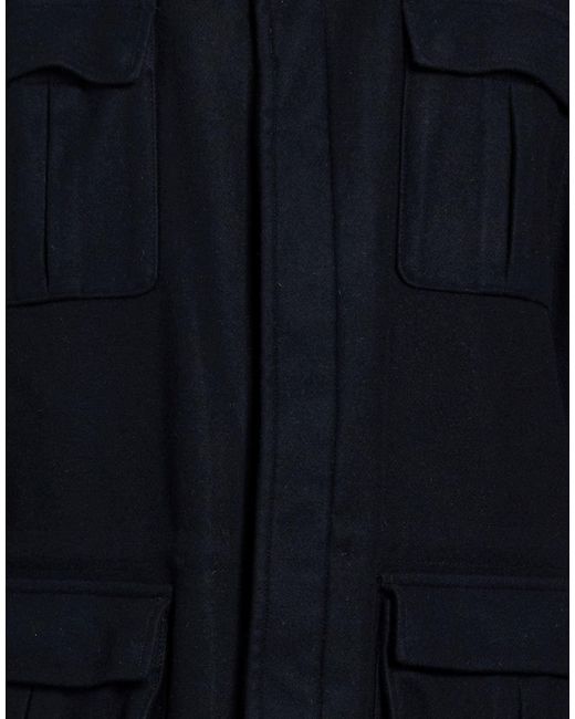 Santaniello Blue Jacket Wool, Polyamide for men