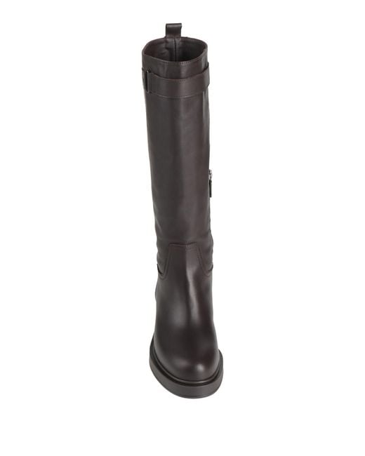 Pollini Brown Boot Calfskin