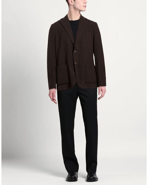 Circolo 1901 Black Blazer Wool, Elastane for men