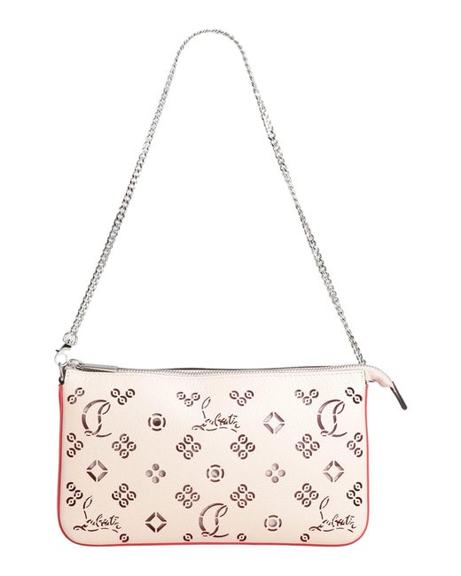 Christian Louboutin Pink Shoulder Bag Calfskin