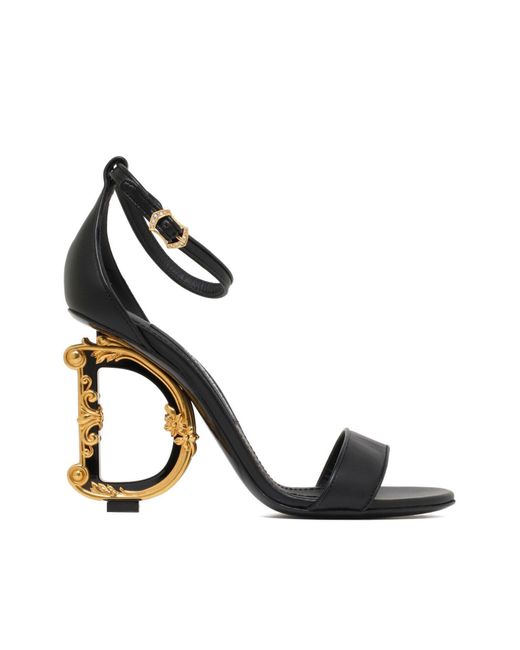 Sandali di Dolce & Gabbana in Metallic
