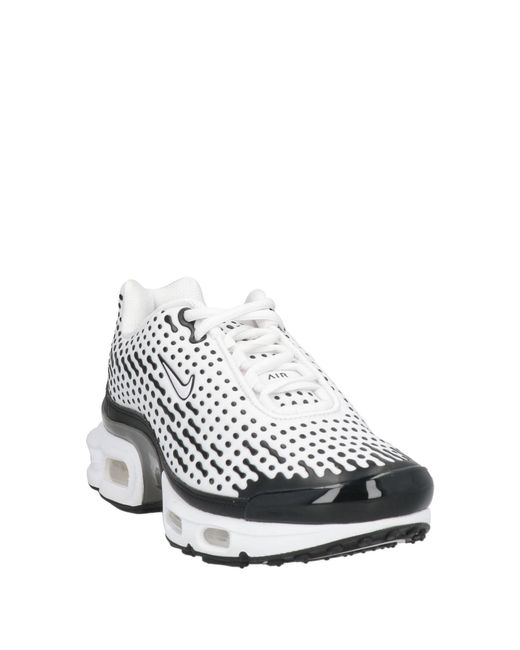 Nike White Sneakers Textile Fibers
