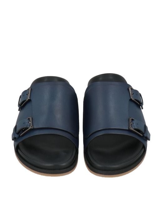 Santoni Blue Sandals for men