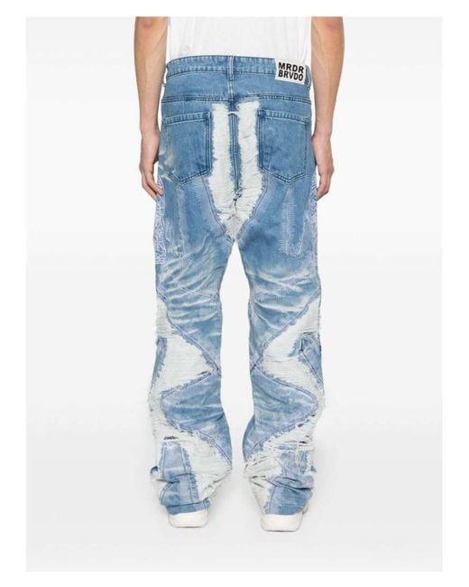 Pantaloni Jeans di Who Decides War in Blue da Uomo