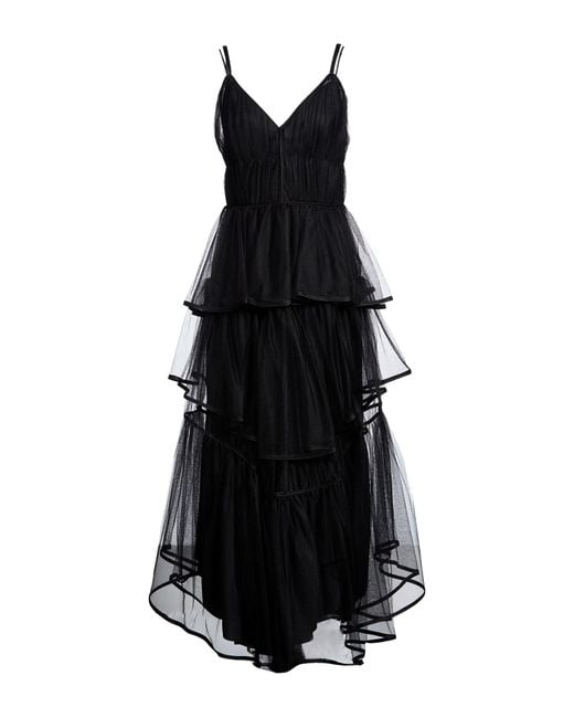 Alberta Ferretti Black Maxi Dress