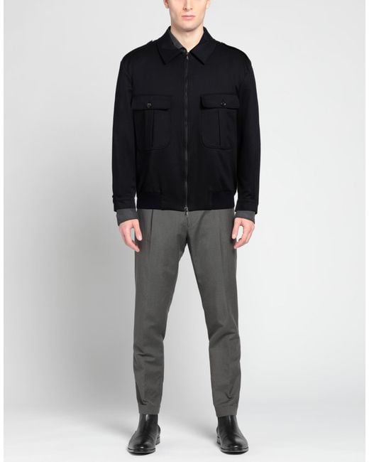 Circolo 1901 Black Midnight Jacket Virgin Wool, Cotton, Elastane for men