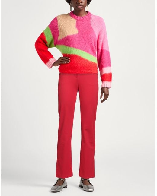 Karl Lagerfeld Red Trouser
