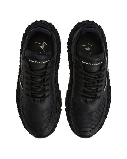 Giuseppe Zanotti Black Urchin Sneakers