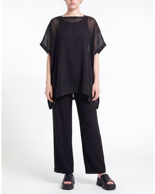 ANNAGRETA Black Top Cotton