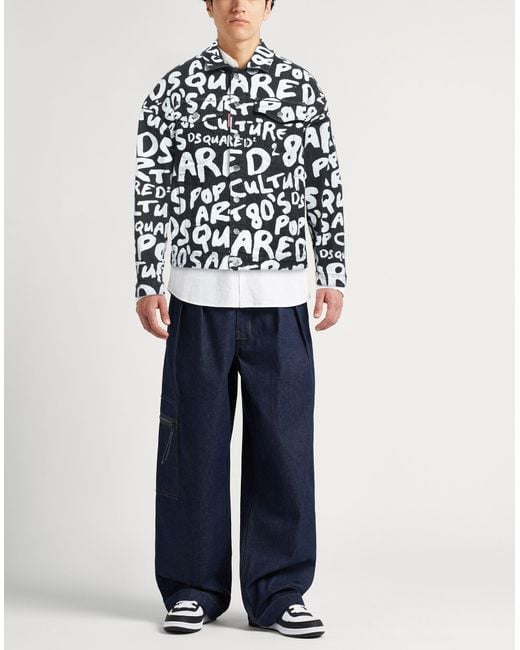 DSquared² Black Denim Outerwear for men