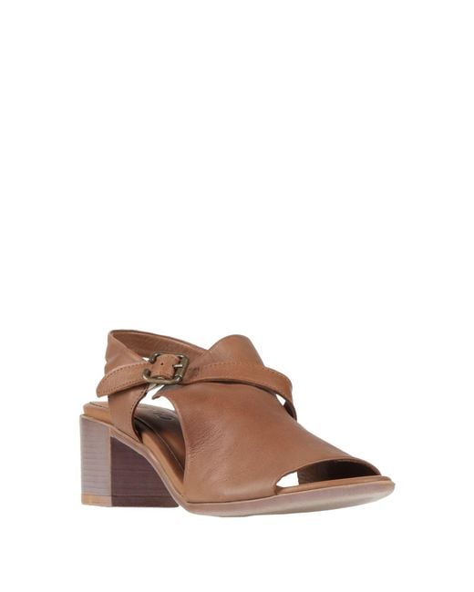 BUENO Brown Sandals Leather