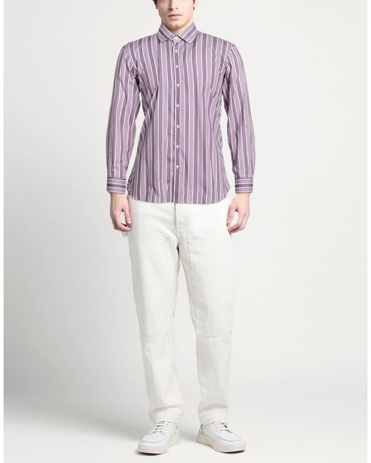 Gabriele Pasini Purple Shirt for men