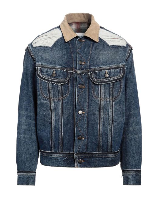 Maison Margiela Blue Denim Outerwear for men