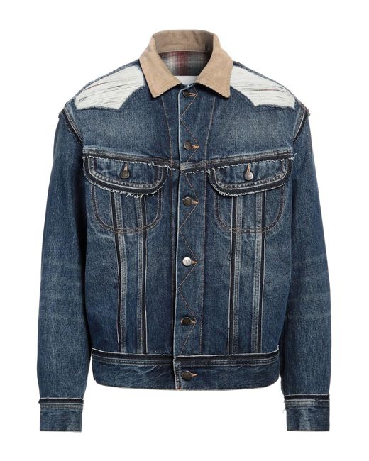 Manteau en jean Maison Margiela pour homme en coloris Blue