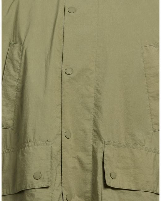 Barbour Green Jacket Recycled Polyamide for men