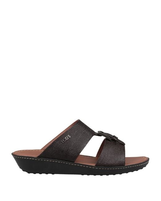 Tod's Black Sandals for men