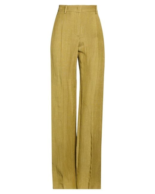Alberta Ferretti Yellow Trouser