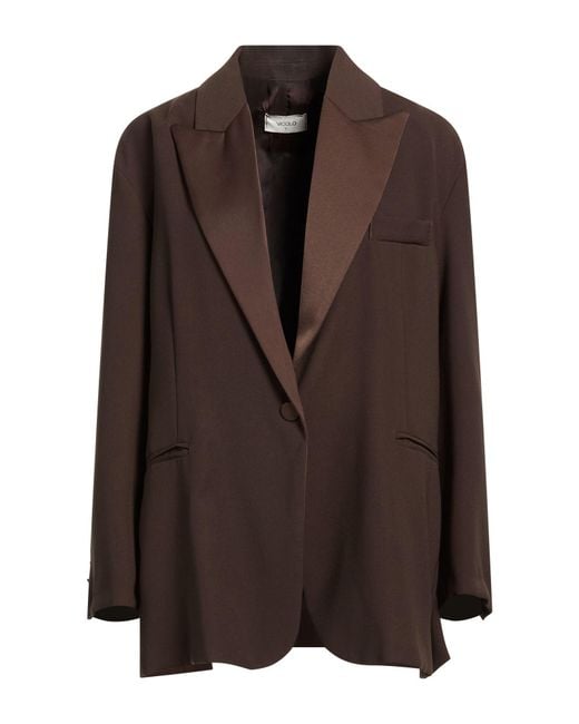ViCOLO Brown Blazer Polyester