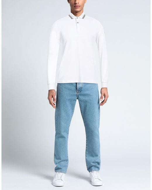 Polo Colmar de hombre de color White