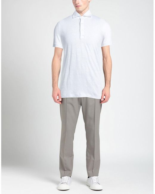 Della Ciana White Polo Shirt for men