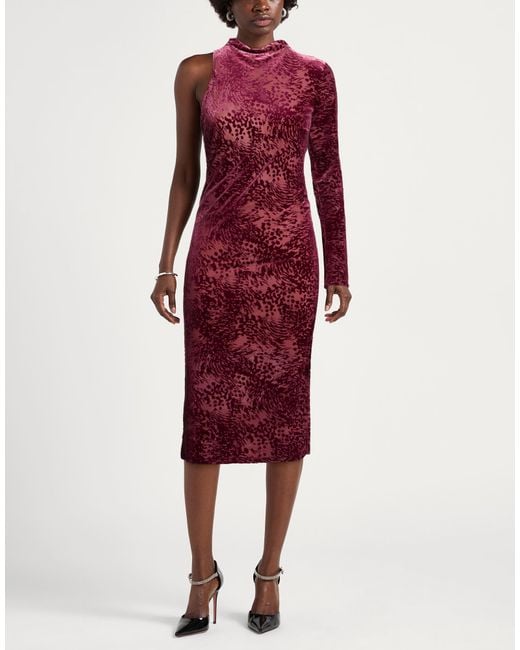 Patrizia Pepe Red Midi Dresses