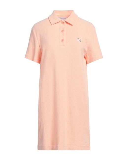 Maison Kitsuné Pink Mini Dress