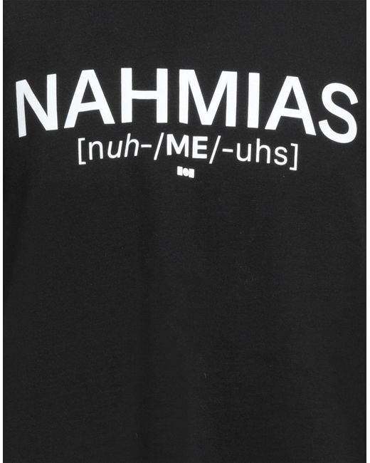 NAHMIAS Black T-shirt for men
