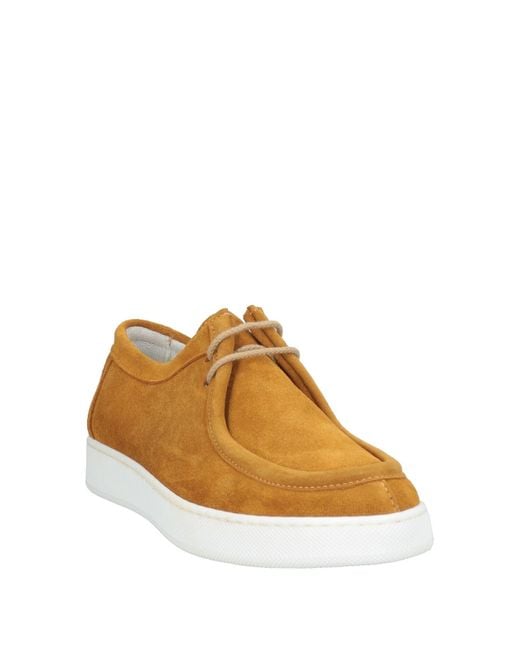 CafeNoir Brown Lace-Up Shoes Leather for men
