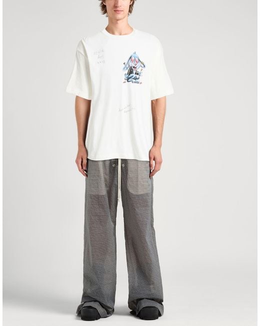 DOMREBEL White T-Shirt Cotton for men