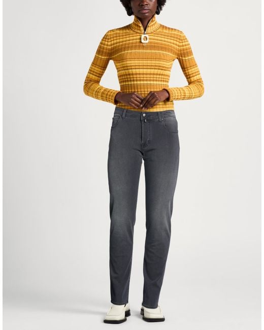 Jacob Cohen Gray Jeans Modal, Cotton, Polyester, Elastane