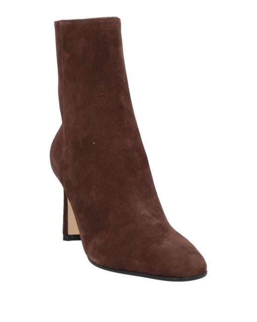 Sergio Rossi Brown Ankle Boots Leather