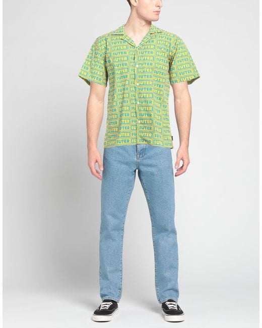 Iuter Green Shirt for men
