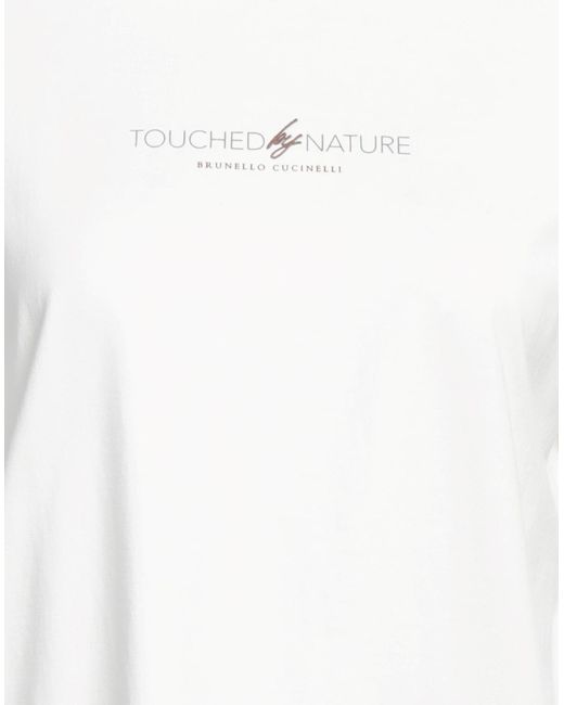 Brunello Cucinelli White T-Shirt Cotton