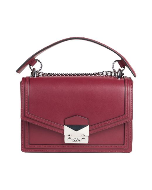 Karl Lagerfeld Red Handbag