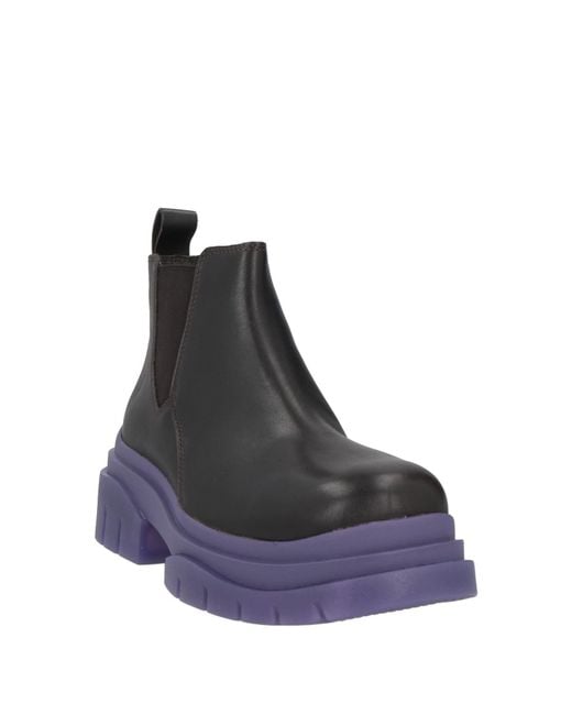 Ash Purple Ankle Boots