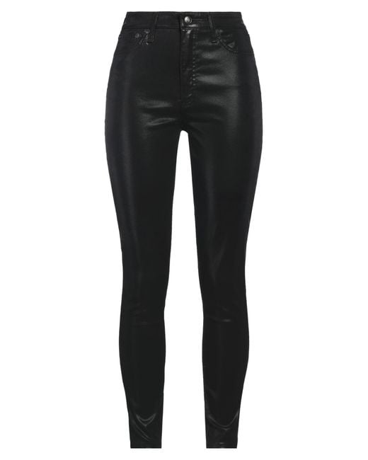 Rag & Bone Black Jeans Cotton, Polyester, Elastane