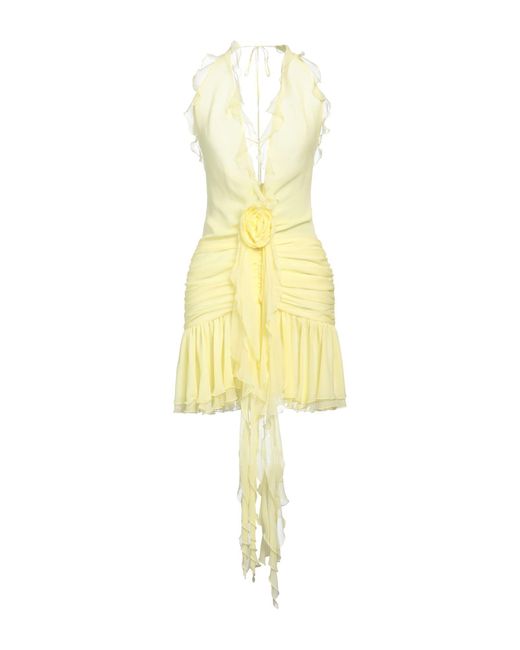 Blumarine Yellow Mini Dress
