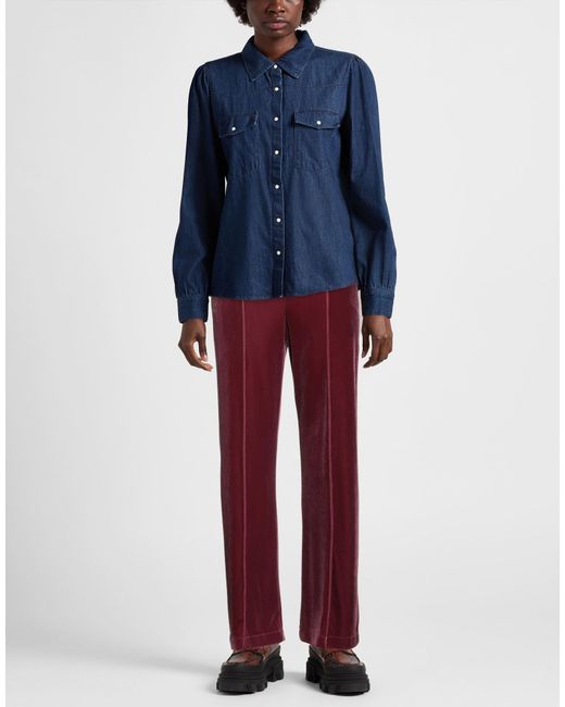Patrizia Pepe Red Essential Pants Polyester, Elastane
