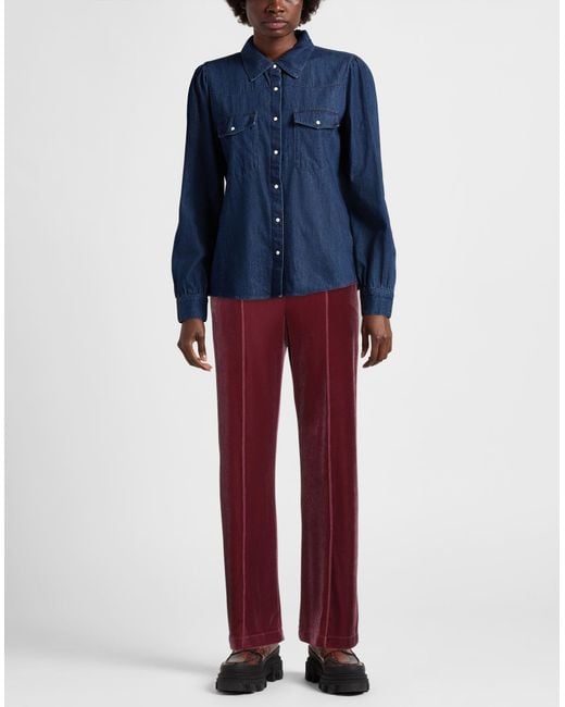 Patrizia Pepe Red Essential Pants Polyester, Elastane