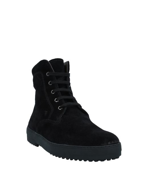 Tod's Black Ankle Boots Leather for men