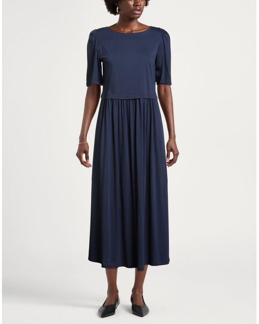 Weekend by Maxmara Blue Midi-Kleid