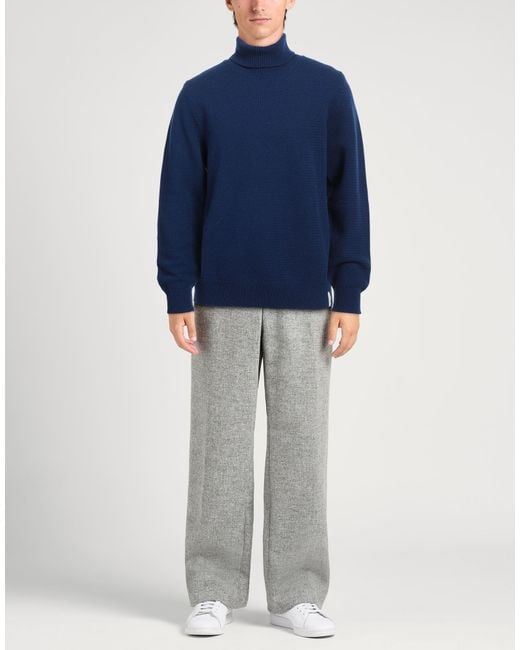 Brooksfield Blue Turtleneck for men