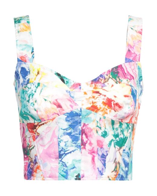 Top di Caractere in Blue