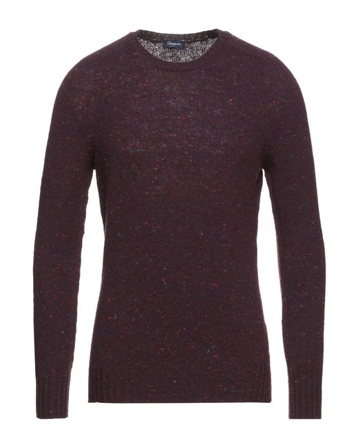 Drumohr Purple Sweater for men