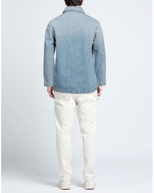 Sandro Blue Denim Outerwear for men