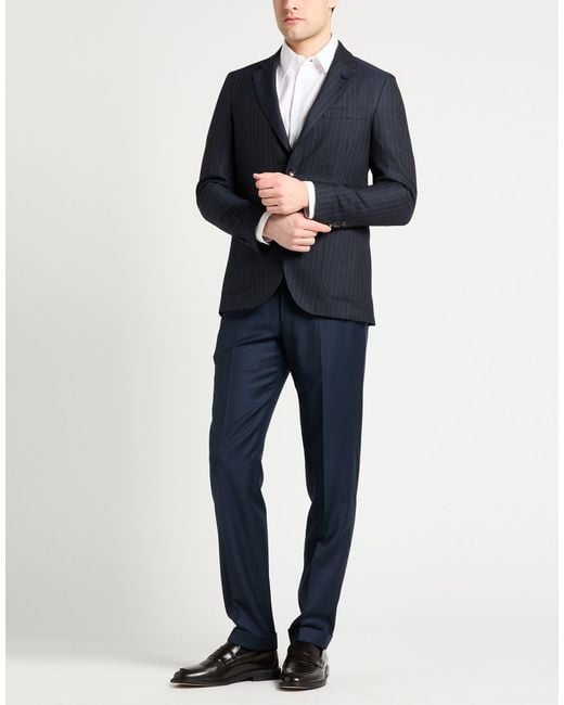 Lardini Blue Blazer Wool for men