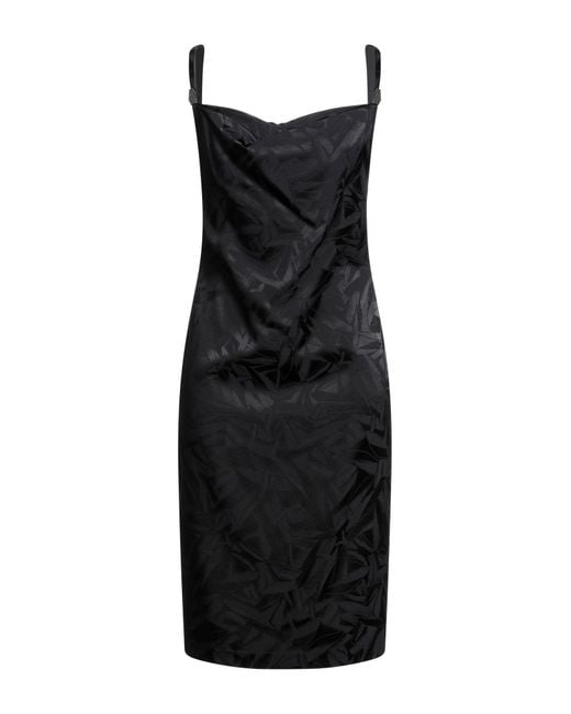 Just Cavalli Black Midi-Kleid