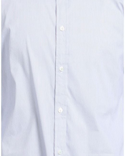 Grifoni Blue Shirt Cotton, Polyamide, Elastane for men