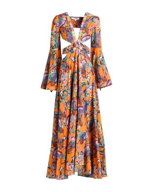 CONNOR & BLAKE Orange Maxi-Kleid