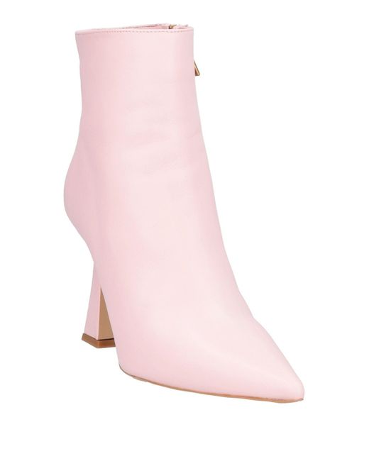Ovye' By Cristina Lucchi Pink Ankle Boots
